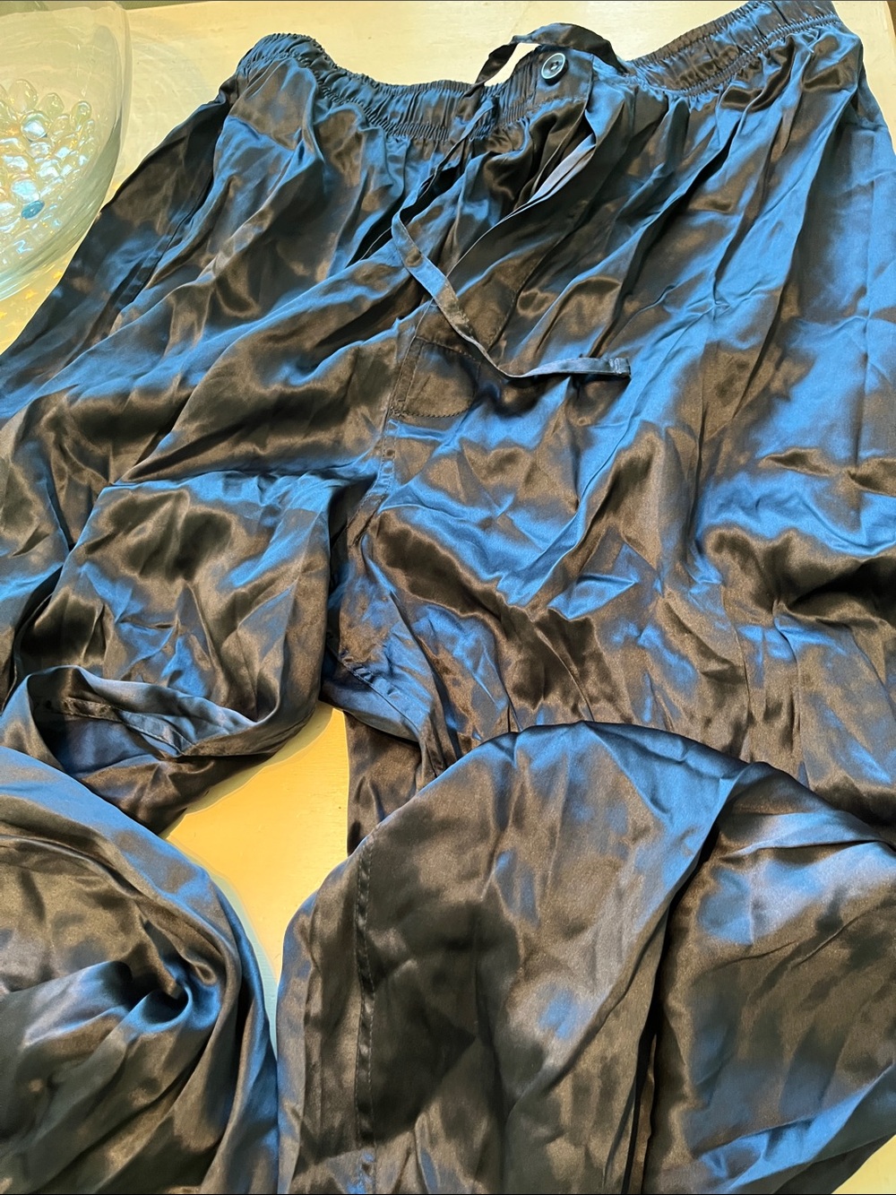 Silky Men’s Pajama Pants - Black